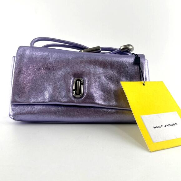 Marc Jacobs Lilac The Metallic Mini Dual Bag - Picture 3 of 11